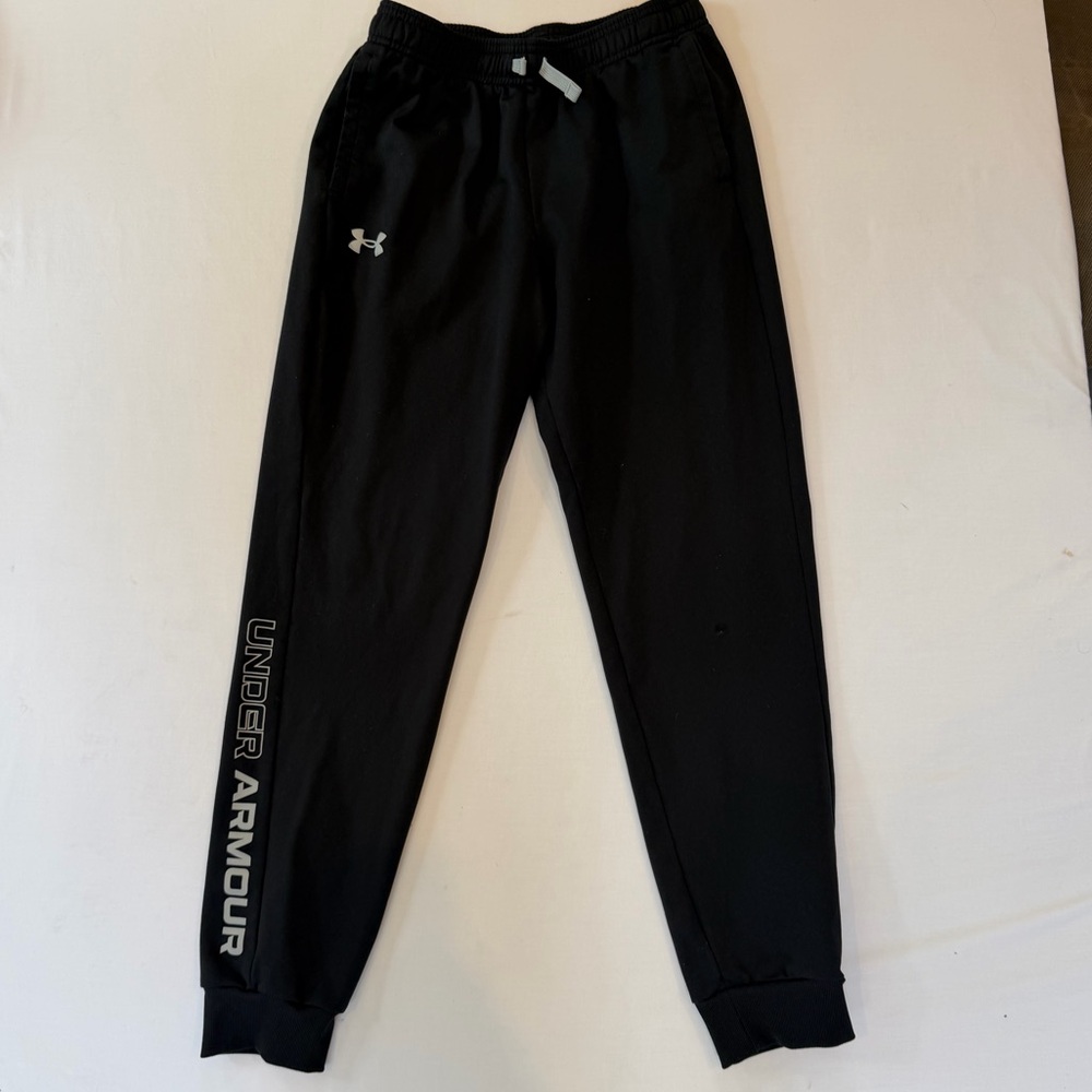 Under Armour Black Kids' Brawler Jogger Sweatpants YL